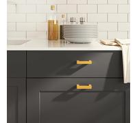 vidaXL Cabinet Handles 10 pcs Gold 64 mm Stainless Steel