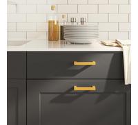 vidaXL Cabinet Handles 10 pcs Gold 96 mm Stainless Steel