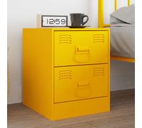 vidaXL Cabinet Handles 12 pcs Mustard 85 x 45 mm Metal