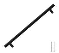 vidaXL Cabinet Handles 5 pcs Black 224 mm Stainless Steel