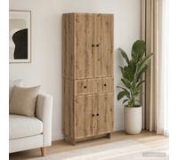 vidaXL Cabinet Set 2 pcs 66 x 34.5 x 90 cm Engineered Wood