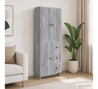 vidaXL Cabinet Set 2 pcs 66 x 34.5 x 90 cm Engineered Wood