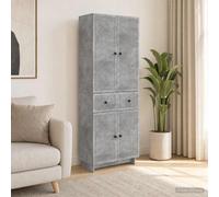 vidaXL Cabinet Set 2 pcs 66 x 34.5 x 90 cm Engineered Wood