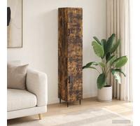 vidaXL Cabinet Set 2 pcs Smoked Oak 33 x 34.5 x 89.5 cm