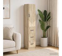 vidaXL Cabinet Set 2 pcs Sonoma Oak 33 x 34.5 x 87 cm Engineered Wood