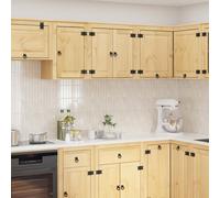 vidaXL Cabinet SKI Honey Brown 60 x 32 x 60 cm Solid Pine Wood