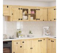 vidaXL Cabinet SKI Honey Brown 80 x 32 x 60 cm Solid Pine Wood