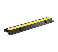 vidaXL Cable Protector Ramp 1 Channel Rubber 100 cm