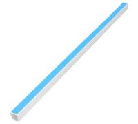vidaXL PVC Cable Trunking 20x10mm - 30m White Self-Adhesive Cord Organizer Paintable for Home & Office Cable Management