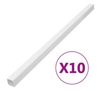 vidaXL Cable Trunking Cable Wire Cover Cable Management 150x50 mm 10 m PVC