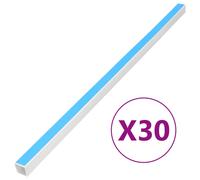 vidaXL Self-Adhesive PVC Cable Trunking - 40x25mm 30m - Paintable Wire Hider, Easy Install Cord Conduit