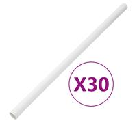 vidaXL Cable Trunkings Cable Cover Wire Cover Cable Management Ø30 mm 30 m PVC