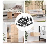 vidaXL Cam Lock Screw 4000 pcs Silver and Black Metal