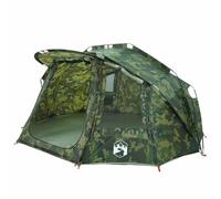 (camouflage) vidaXL Fishing Tent 5-Person Lightweight Tent Camping Tent Shelter Waterproof