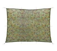 vidaXL Camouflage Net with Storage Bag 2x4 m Green