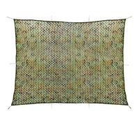 vidaXL Camouflage Net with Storage Bag | Green 3x4m | Lightweight, Waterproof & UV-Resistant | Ideal for Hunting, Shooting, Bird Watching, Outdoor Adventure