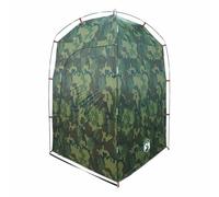 ** vidaXL Camouflage Shower Tent - Waterproof & Portable Camping Privacy Shelter - 140x140x213 cm