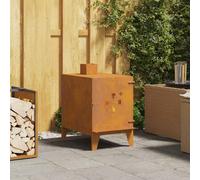 vidaXL Camping Stove 35x50x60 cm Corten Steel