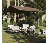 vidaXL Camping Tarp Brown 306x306 cm Waterproof