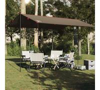 vidaXL Camping Tarp Brown 406x306 cm Waterproof