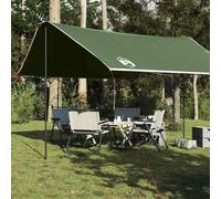 vidaXL Camping Tarp Green 430x380x210 cm Waterproof