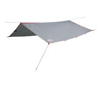vidaXL Camping Tarp Tarpaulin Shelter Sunshade Grey and Orange Waterproof