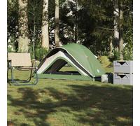 vidaXL Camping Tent 1-Person Green Waterproof