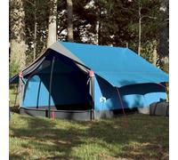 Camping Tent 2-Person Lightweight Patio Dome Blue Waterproof vidaXL