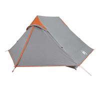Camping Tent 2-Person Lightweight Patio Dome Grey Waterproof vidaXL