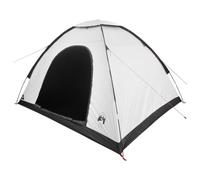 vidaXL Camping Tent 4-Person White Blackout