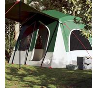 vidaXL Camping Tent Cabin 5-Person Green Waterproof UK