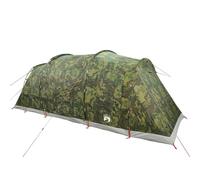 vidaXL Family Tent Tunnel 6-Person Camouflage Waterproof