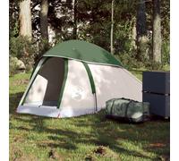 vidaXL Camping Tent Dome 1-Person Green Waterproof UK