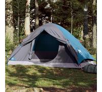 vidaXL Camping Tent Dome 2-Person Lightweight Tent Dome Tent Blue Waterproof