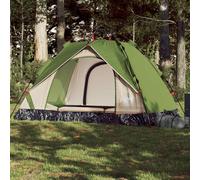 vidaXL Camping Tent Dome 2-Person Green Quick Release UK