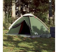 vidaXL Camping Tent Dome 2-Person Green Waterproof