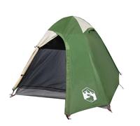 vidaXL Camping Tent Dome 2-Person Green Waterproof