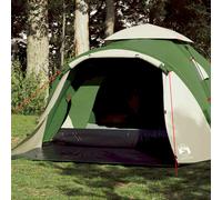 (Green) vidaXL Camping Tent Dome 3-Person Lightweight Dome Tent Green Quick Release