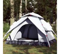 (White blackout, 230 x 200 x 148 cm) vidaXL Camping Tent Dome Tent Lightweight Tent Blackout Fabric Quick Release