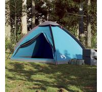 (Blue, 240 x 210 x 126/132 cm) vidaXL Camping Tent Dome 2-Person Lightweight Tent Dome Tent Blue Waterproof