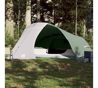 vidaXL Camping Tent Dome 4-Person Green Waterproof