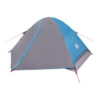 vidaXL Camping Tent Dome 4-Person Lightweight Tent Dome Tent Blue Waterproof
