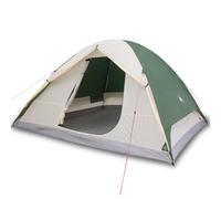 vidaXL Camping Tent Dome 6-Person Lightweight Tent Dome Tent Green Waterproof