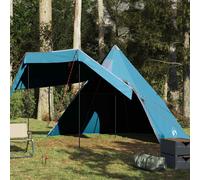 vidaXL Camping Tent Tipi 5-Person Blue Waterproof