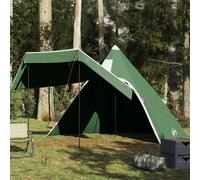 vidaXL Camping Tent Tipi 5-Person Green Waterproof UK