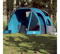 (blue, 4-person) vidaXL Family Tent 6-Person Outdoor Lightweight Tent Camping Tent Waterproof