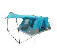 vidaXL Camping Tent Tunnel 5-Person Blue Waterproof