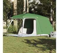 vidaXL Camping Tent with Porch Dome 5-Person Green Waterproof