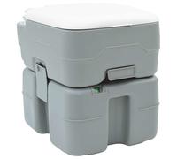 vidaXL Camping Toilet Grey 41.5 x 36.5 x 42 cm Plastic