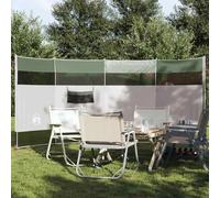 vidaXL Camping Windbreak Green 366x152x152 cm Waterproof